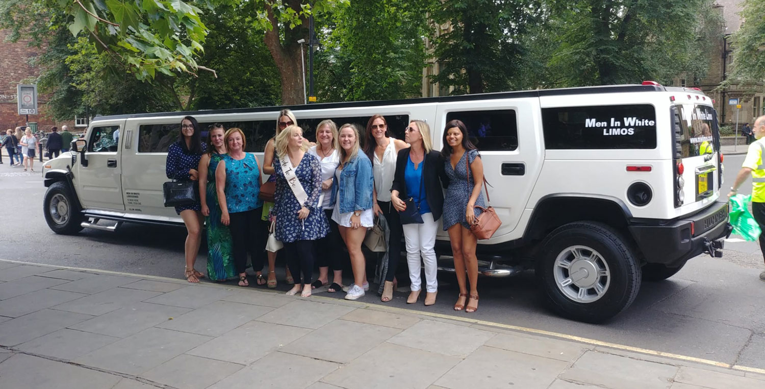 Hummer limo hire for night out in York